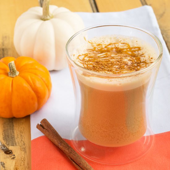 Homemade Nut Milk + Spiced Latte - Recipe photo by ebrees