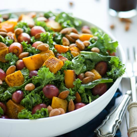 Massaged Kale Salad - Recipe photo by withsaltandwit