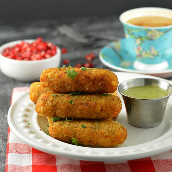 Paneer Stuffed Croquettes - Recipe photo by ruchiskitchen