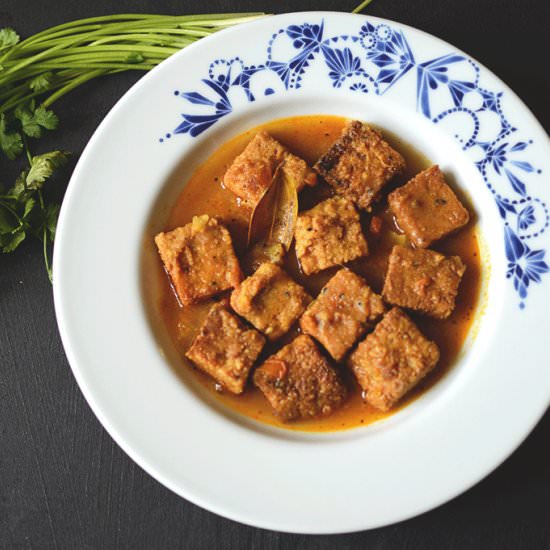 Dhokar Dalna - Recipe photo by notacurry.com