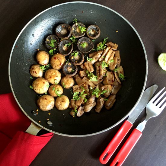 Sauteed Mushrooms - Recipe photo by Chitz
