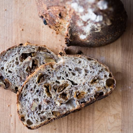 Apricot, Lavender & Walnut Bread - Recipe photo by the perfect loaf