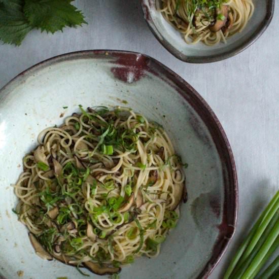 Miso-Butter and Shiitake Pasta - Recipe photo by scratch-eats