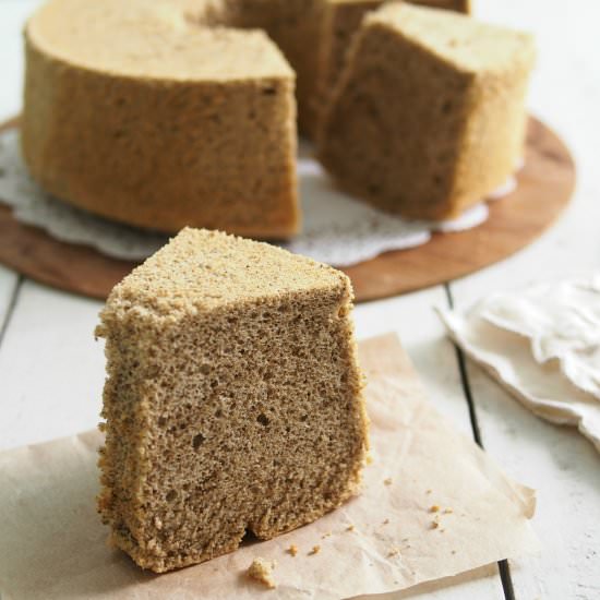 Earl Grey Chiffon Cake - Recipe photo by Bake With Paws