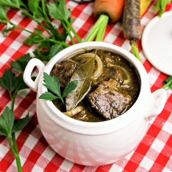 Beef Casserole with Beer - Recipe photo by Culinaire bagage