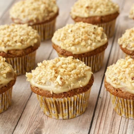 Gluten-Free Carrot Cake Cupcakes - Recipe photo by lovingitvegan