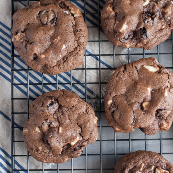 Double Chocolate Cherry Cookies - Recipe photo by Country Cupboard Cookies
