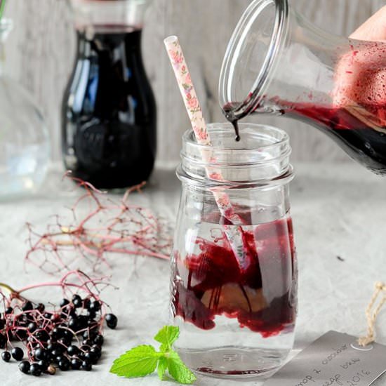 Elderberry Syrup - Recipe photo by bazyliaczywanilia