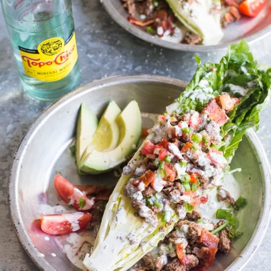 Paleo Taco Salad Wedge - Recipe photo by The Urban Poser