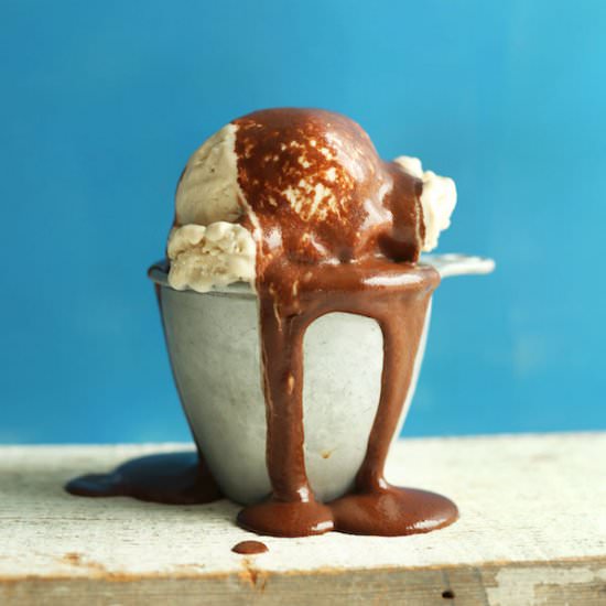 7 Minute Vegan Chocolate Syrup - Recipe photo by minimalist baker
