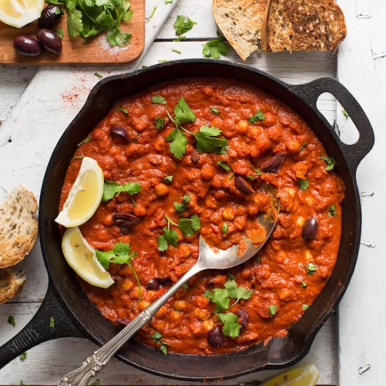 Chickpea Shakshuka - Recipe photo by minimalist baker