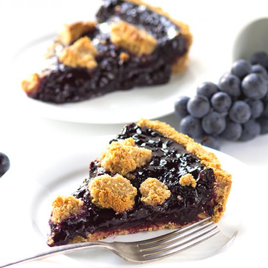 Concord Grape Tart - Recipe photo by mmirnanda