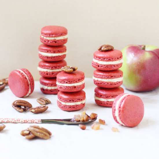 Spiced Pecan Macarons - Recipe photo by foodnouveau
