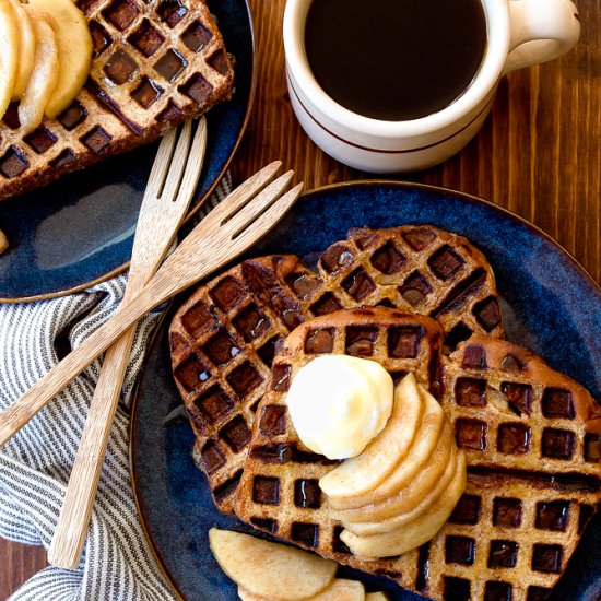 French Toast Waffles - Recipe photo by DessertForTwo