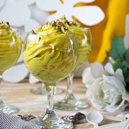 Kesar Elaichi Shrikhand - Recipe photo by Anu@MyGingerGarlicKitchen