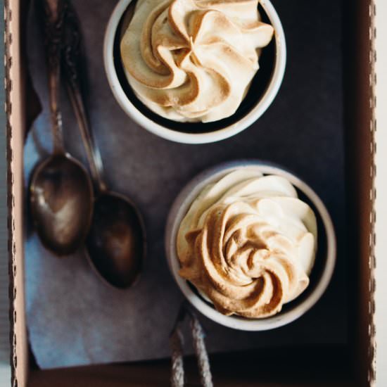 Chocolate pudding in a cup - Recipe photo by alexskrebcova