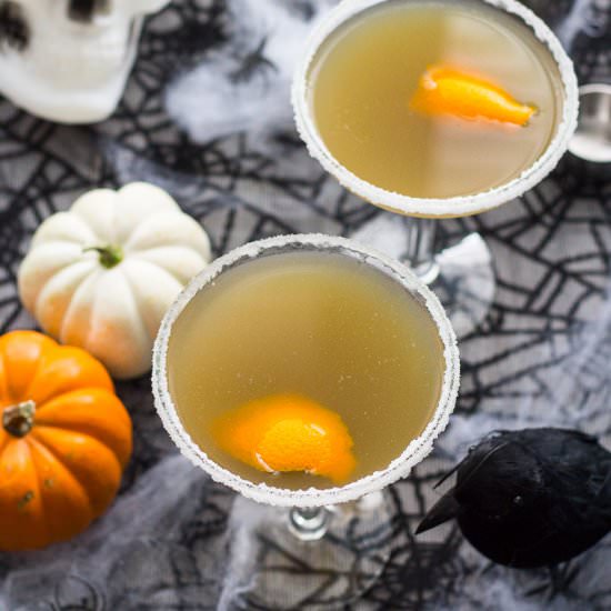 Pumpkin Chai & Liquorice Martinis - Recipe photo by thegirlonbloor