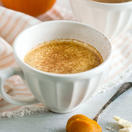 Pumpkin Hot Chocolate - Recipe photo by The.Organic.Dietitian