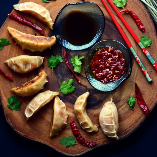 Vegan Potstickers - Recipe photo by loveisinmytummy