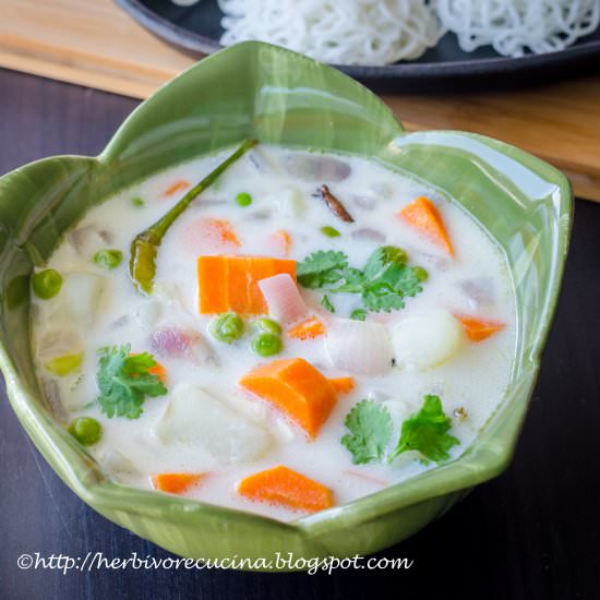 Kerala Style Vegetable Stew - Recipe photo by Herbivore Cucina