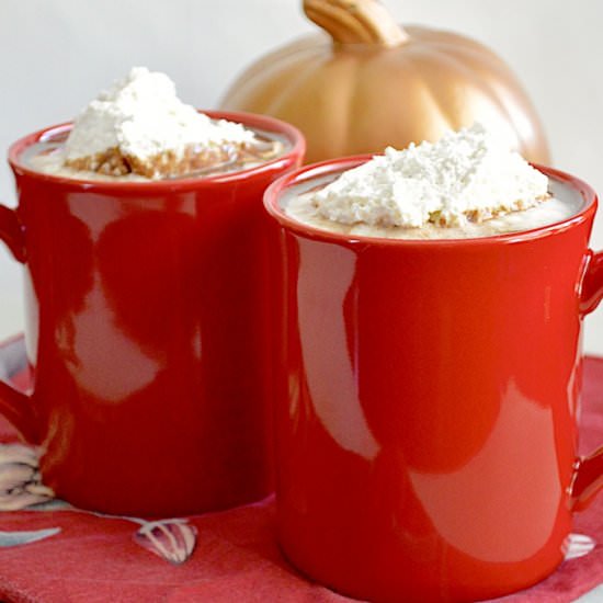 Pumpkin Spiced Hot Cocoa - Recipe photo by jeanieandluluskitchen