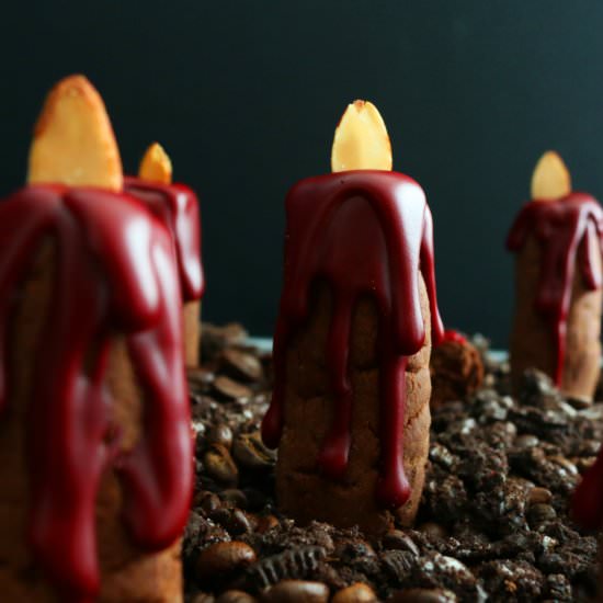 BLEEDING CANDLE COOKIES - Recipe photo by kitchenathoskins