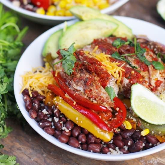 Easy Meal Prep Recipe- Chicken Bowl - Recipe photo by evseats