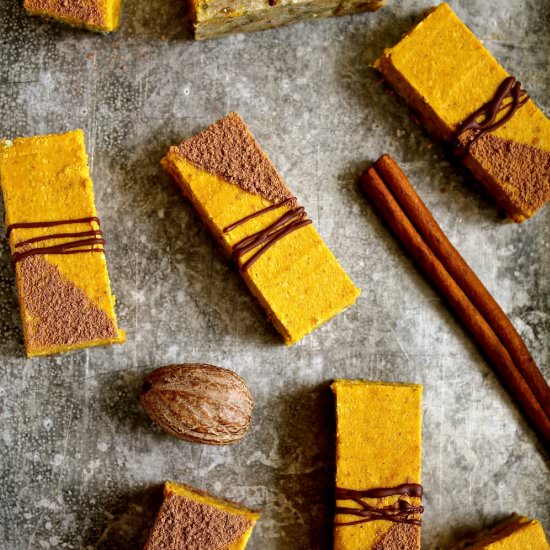 Gluten Free Vegan Pumpkin Pie Bars - Recipe photo by petiteallergytreats