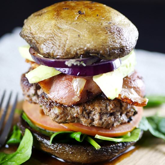 Homemade Paleo Burger - Recipe photo by paleocrashcourse
