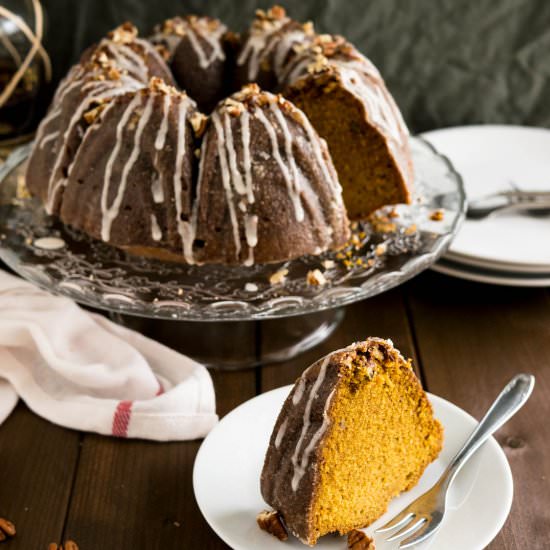 Pumpkin Bundt Cake - Recipe photo by platedcravings