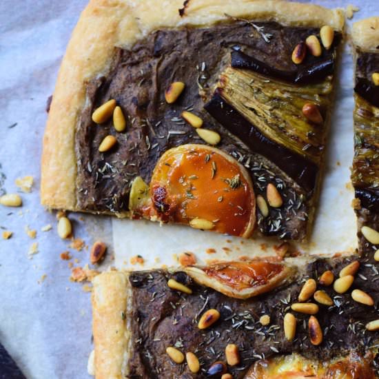 Fine Pastry Eggplant Tart - Recipe photo by inthemoodforfood
