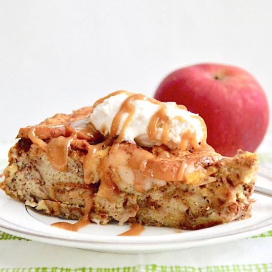 Apple Cheddar Pie Bread Pudding - Recipe photo by jeanieandluluskitchen