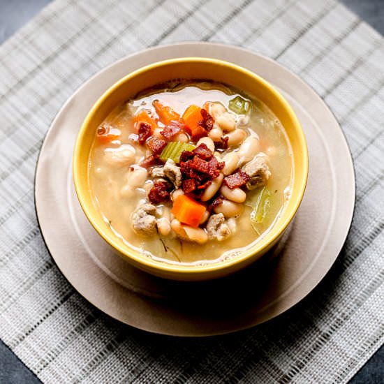 White Bean, Bacon, and Pork Soup - Recipe photo by rsmacaalay