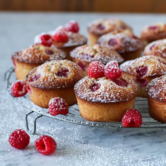 Raspberry Financiers - Recipe photo by thesecretlifeofbee