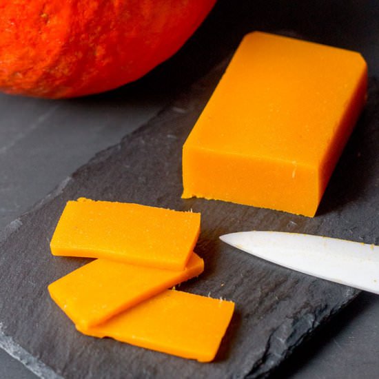 Paleo Vegan Pumpkin Cheese - Recipe photo by OhTheThingsWellMake
