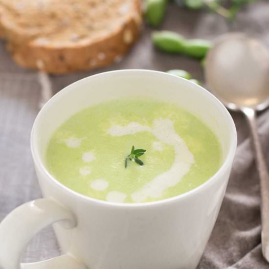 Edamame Potage - Recipe photo by Chopstick Chronicles