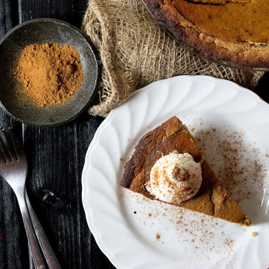 Paleo Pumpkin Pie - Recipe photo by My PCOS Kitchen