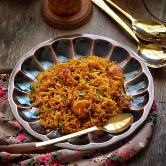 Fried Chicken Pulao - Recipe photo by Savory and Sweet Food