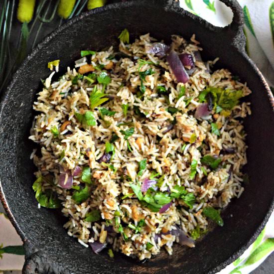 Black Eyed Peas Pepper Rice - Recipe photo by Cookilicious