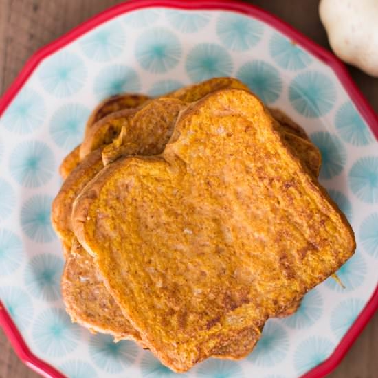 Pumpkin French Toast - Recipe photo by Thehappyflammily