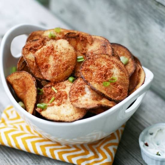 BBQ Potato Chips - Recipe photo by cheap-recipe-blog