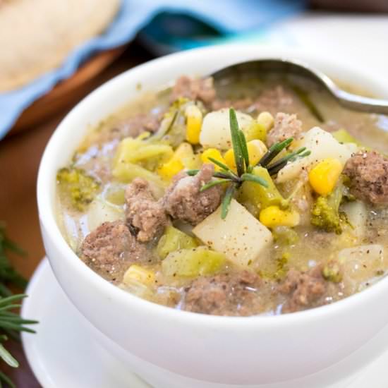 Hamburger Soup - Recipe photo by TheCozyCook