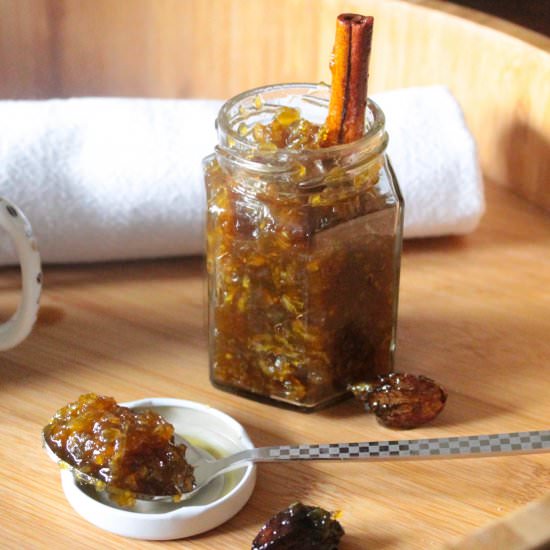 Green Mango Ginger Spiced Jam - Recipe photo by JayofBaking