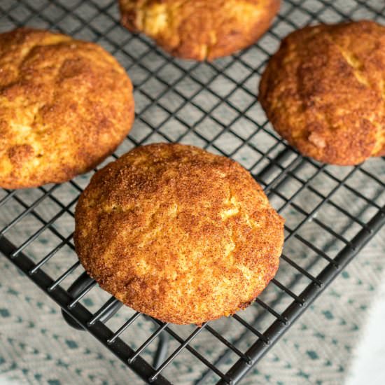 Pumpkin Snickerdoodles - Recipe photo by LovePastaBlog