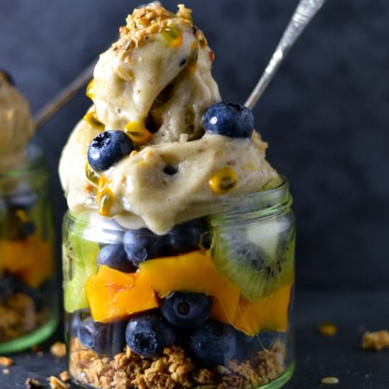 Nice Cream Breakfast Parfait - Recipe photo by Meghnas