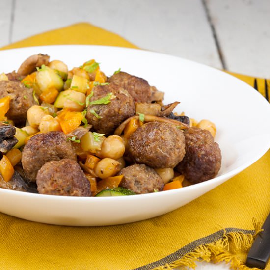 Pan-Fried Mini Meatballs - Recipe photo by ohmydish