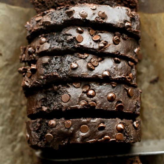 One Bowl Chocolate Pumpkin Bread - Recipe photo by runningwithspoons