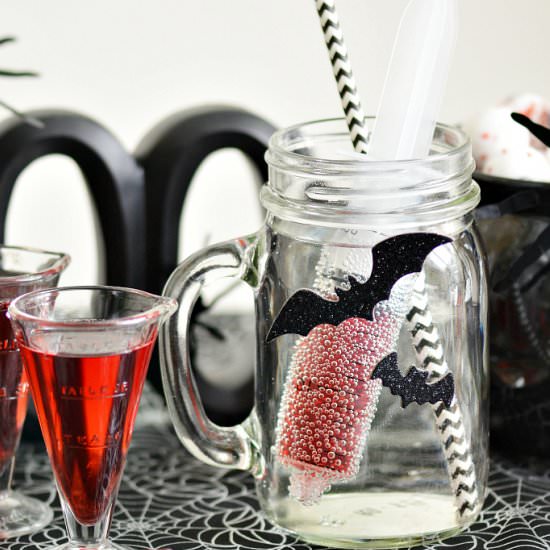 Bloodshot Halloween Drink - Recipe photo by FindingZest