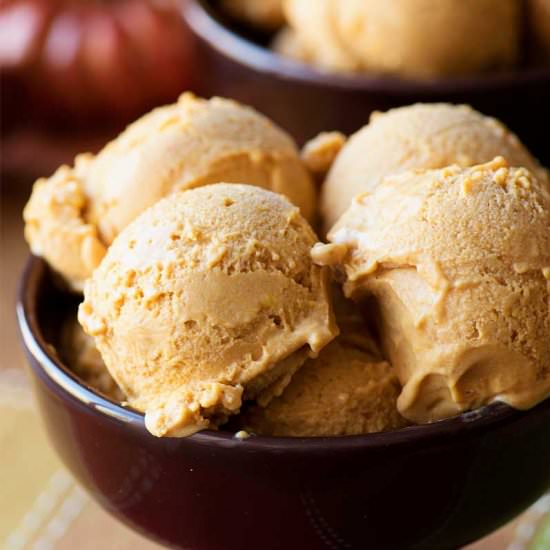 Pumpkin Coffee Ice Cream - Recipe photo by homemadehooplah