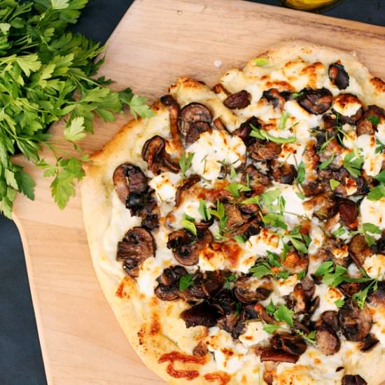 Truffle and Goat Cheese Pizza - Recipe photo by SimpleSassyScrumptious